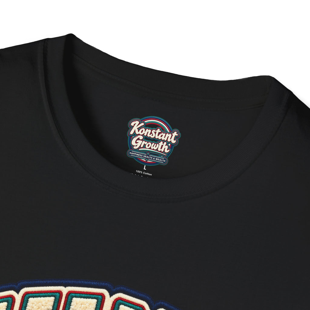 Fund & Grow Graphic T-Shirt — Retro Surf Floral Design