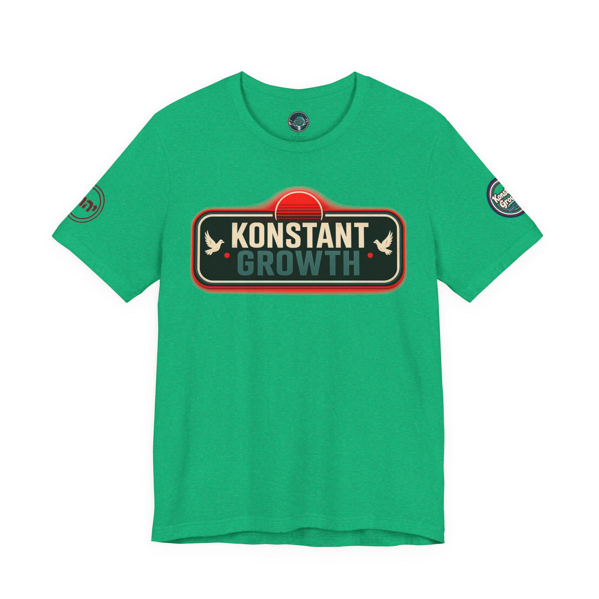 Konstant Growth Logo Tee | Joshua 1:9 Inspirational Fear Of Yahweh