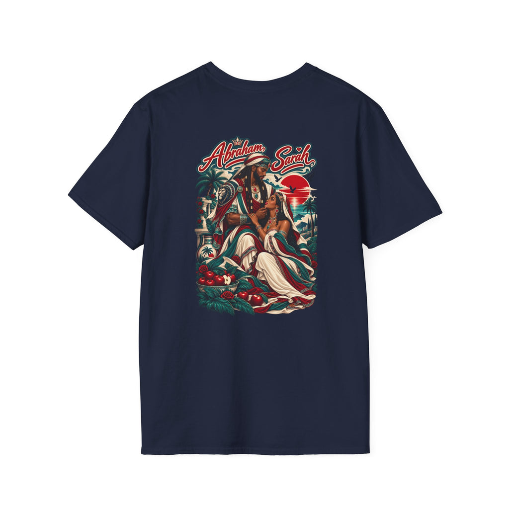 T-Shirt — Divine Love Graphic Tee (Abraham & Sarah Illustration)