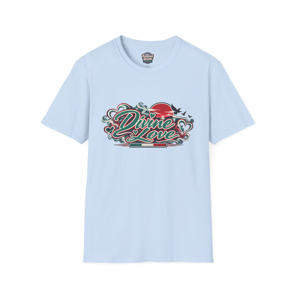 T-Shirt — Divine Love Graphic Tee (Abraham & Sarah Illustration) Printify