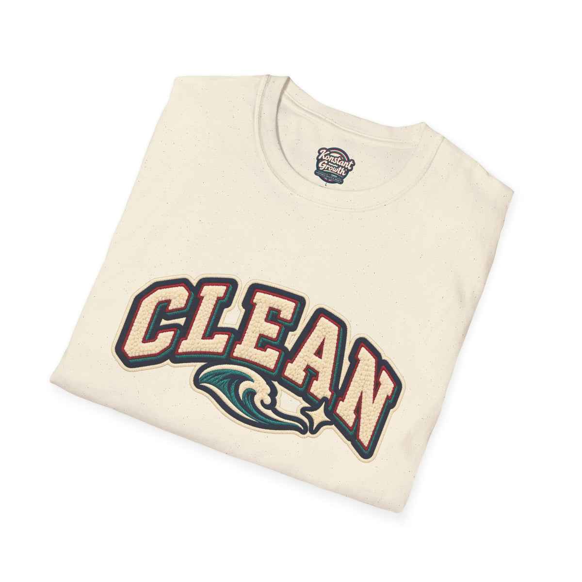 Clean Surf Vibes T-Shirt — Retro Beach Graphic Tee