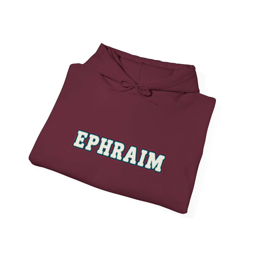 Ephraim Hoodie — Vintage Crest Graphic Hooded Sweatshirt