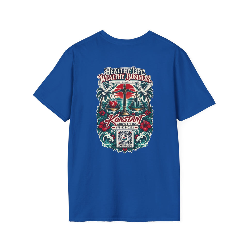 Konstant Growth 'Healthy Life, Wealthy Business' T-Shirt