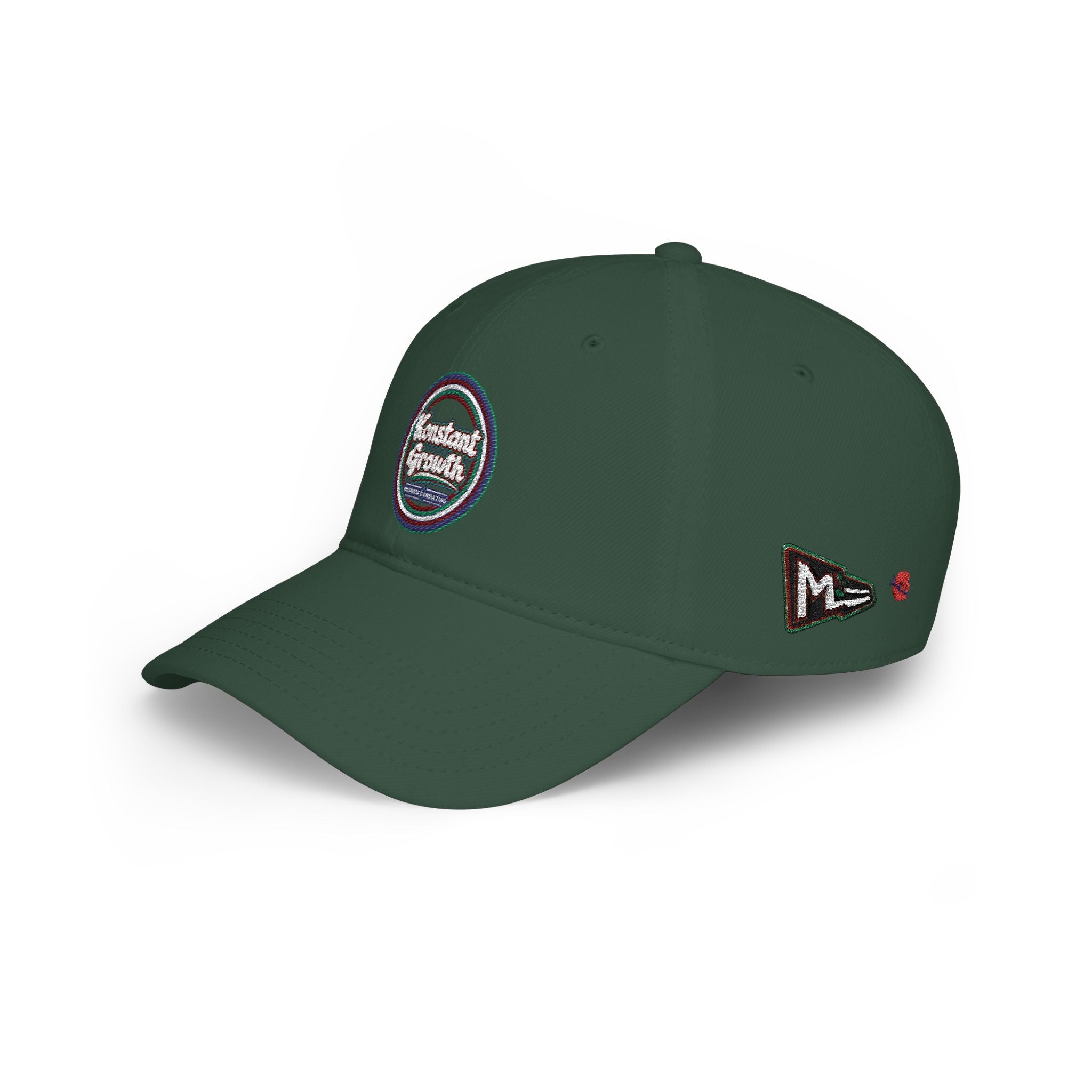 Konstant Growth Circular Logo Baseball Cap | Embroidered Badge