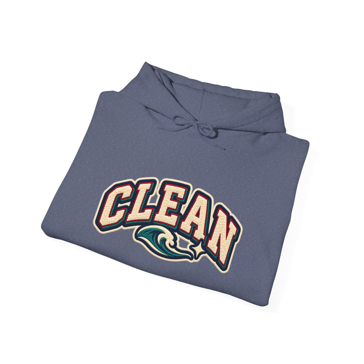 Clean Wave Hoodie — Graphic Palm-Globe Streetwear Hooded Sweatshirt