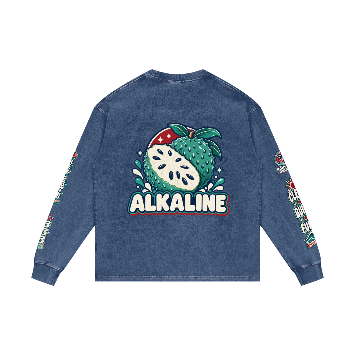 Konstant Growth Vintage — Soursop Acid Wash Long Sleeve Tee