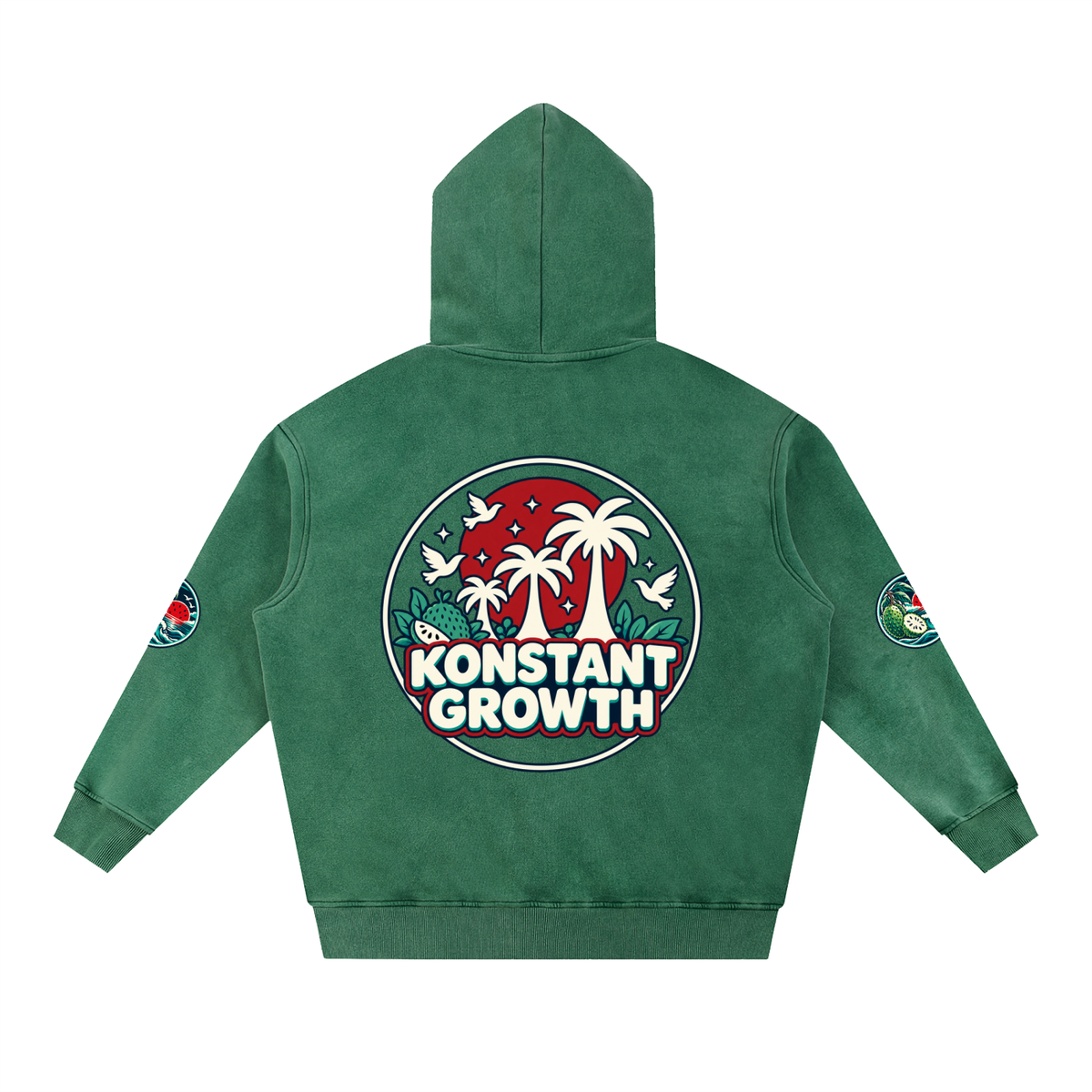 Snow Wash Fleece Oversize Hoodie ODMPOD