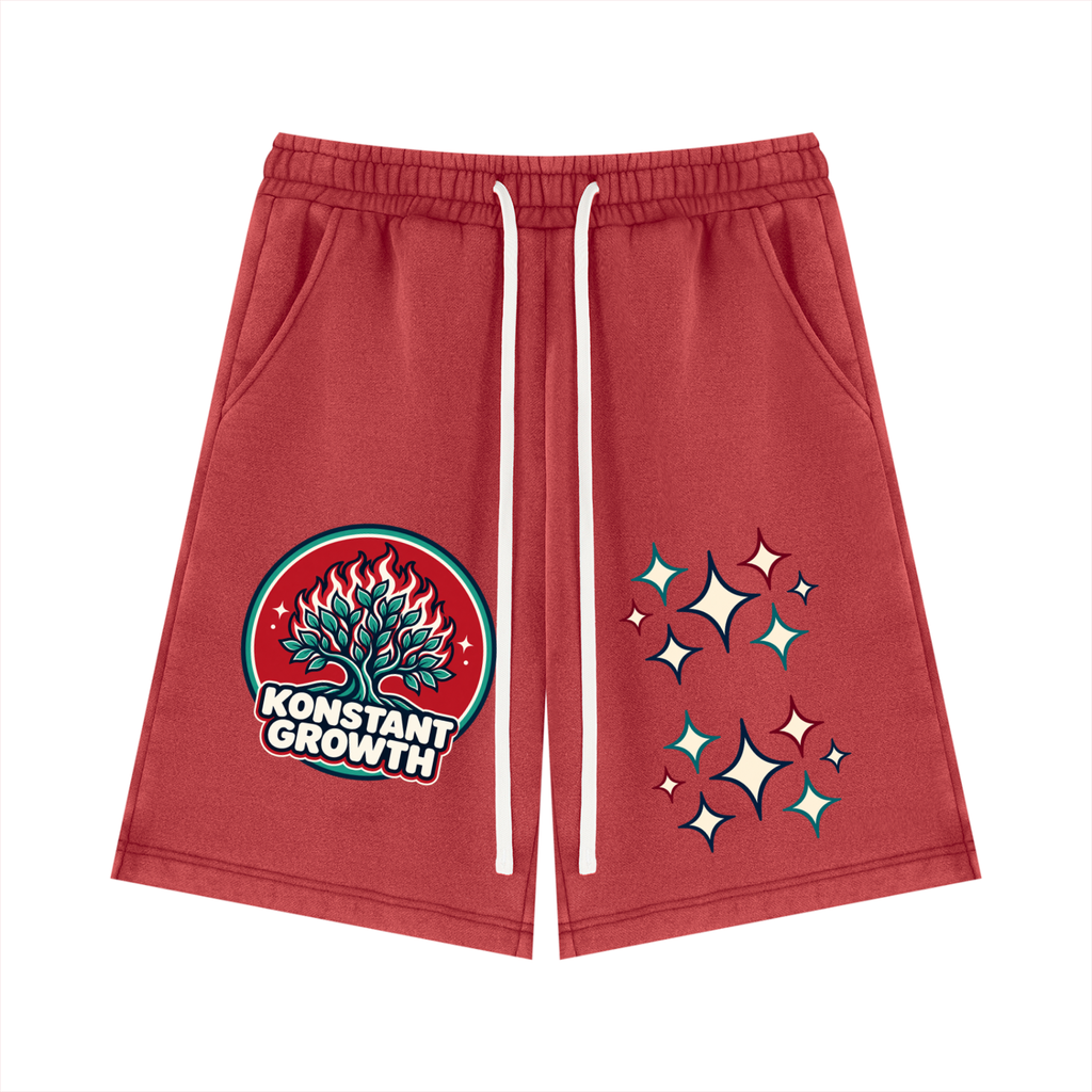 Konstant Growth Vintage — Unisex Vintage Wash Fleece Shorts