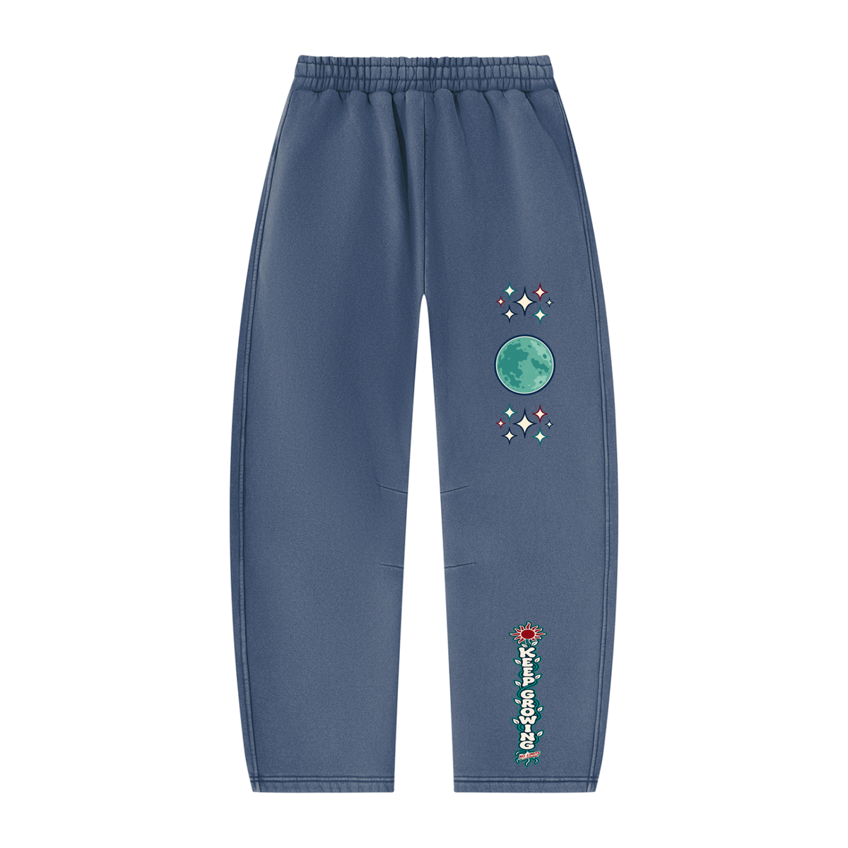Konstant Growth Vintage — Unisex Vintage Wash Barrel Leg Fleece Sweatpants