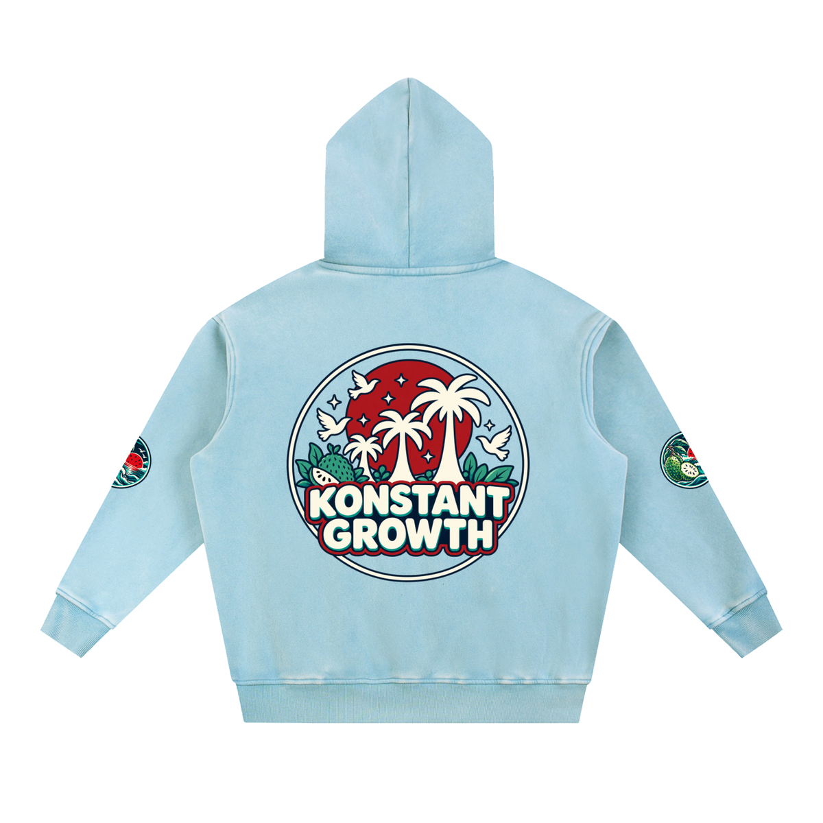 Snow Wash Fleece Oversize Hoodie ODMPOD