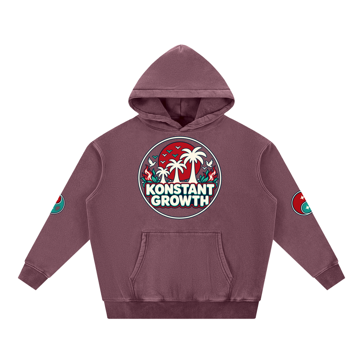 Snow Wash Fleece Oversize Hoodie ODMPOD