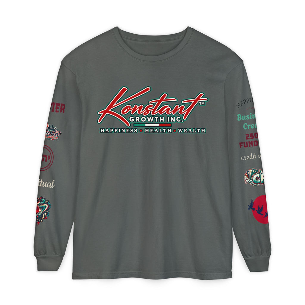 Konstant Growth Long Sleeve T-Shirt — Tropical Palm Surf Graphic