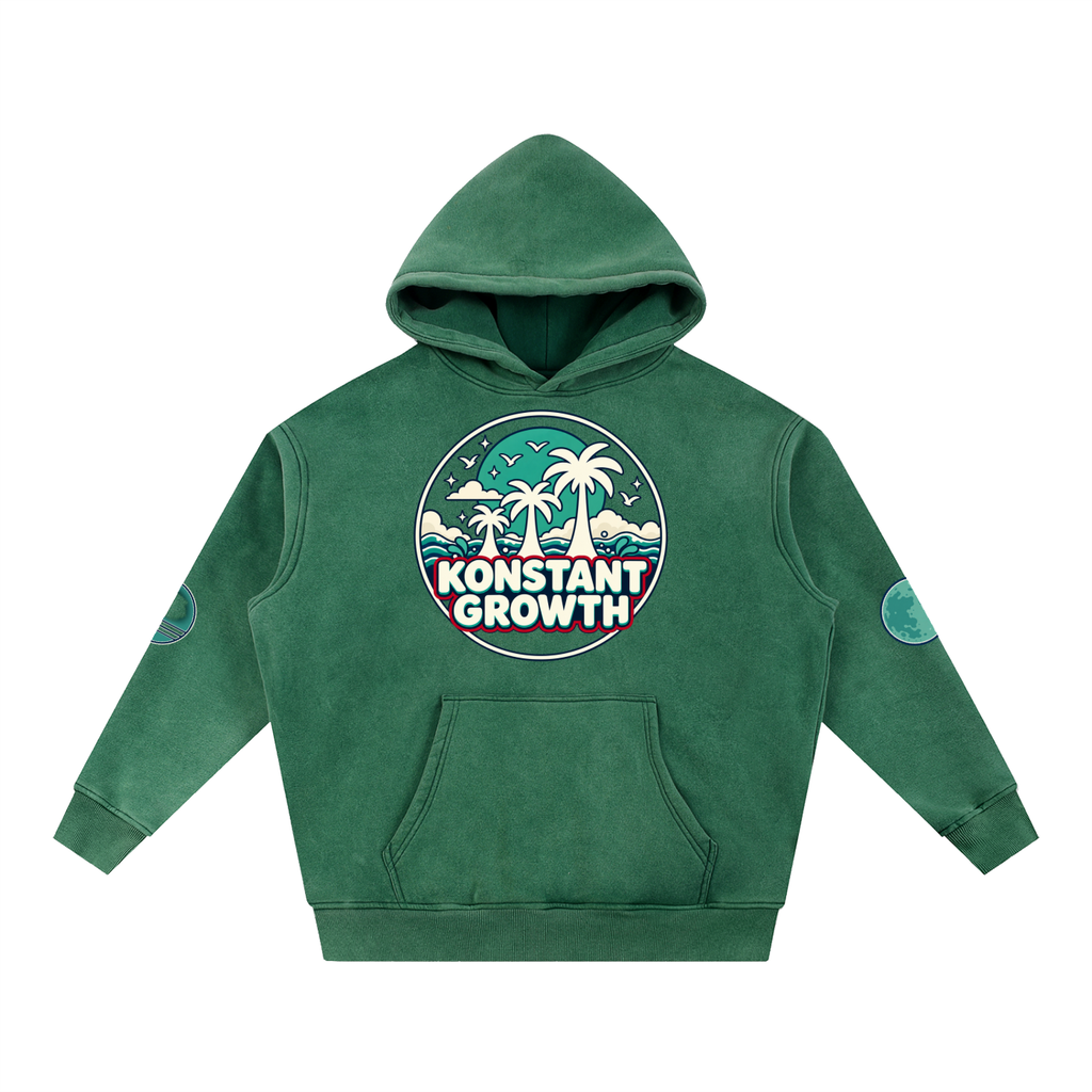 Snow Wash Fleece Oversize Hoodie ODMPOD