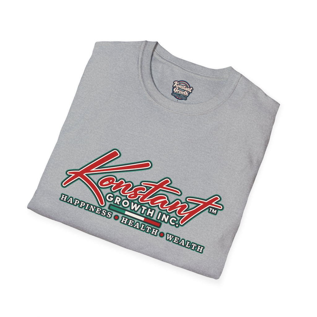 Konstant Growth 'Happiness Wealth Wealth' Graphic T-Shirt
