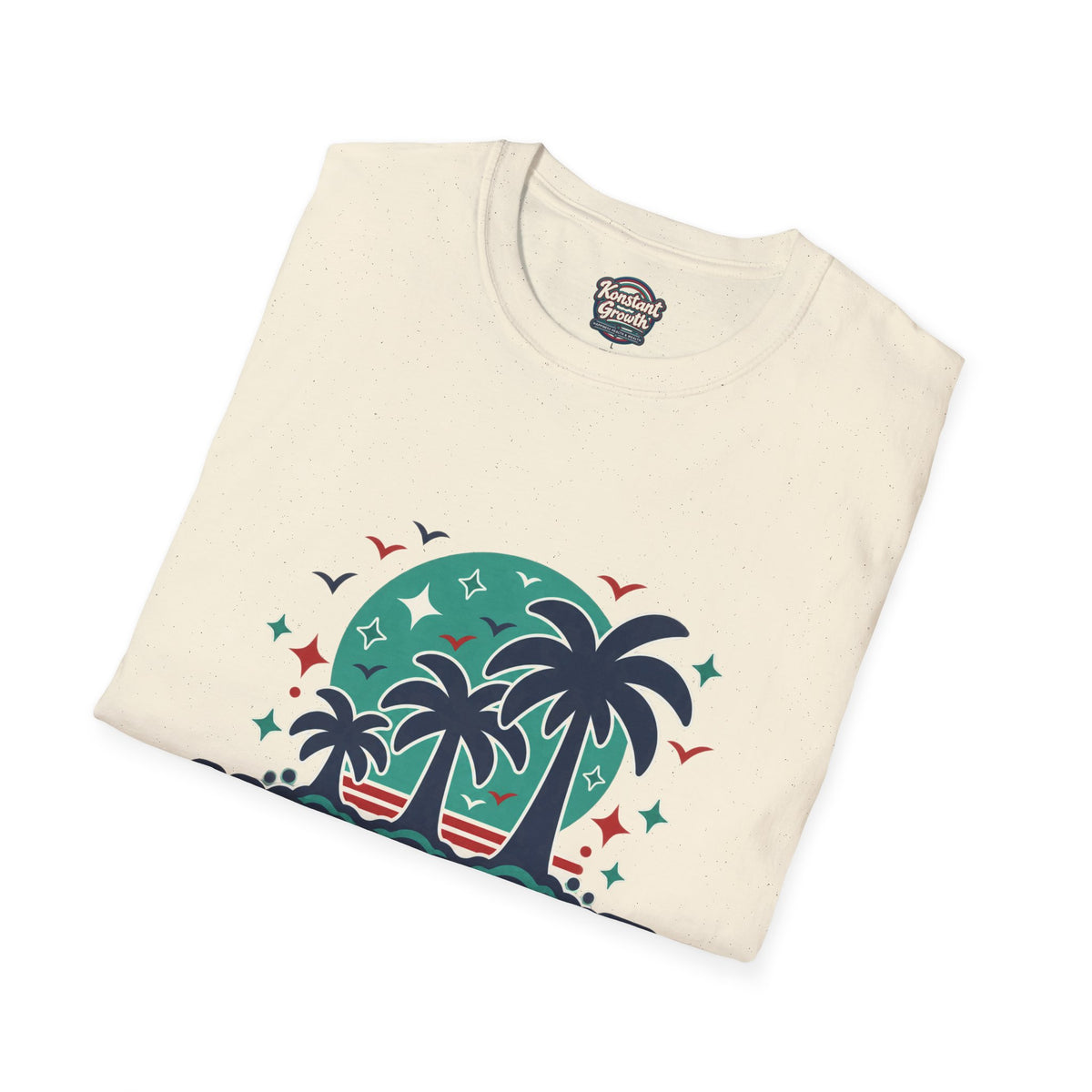 Konstant Growth Palm Tree T‑Shirt — Tropical Motivational Graphic Tee