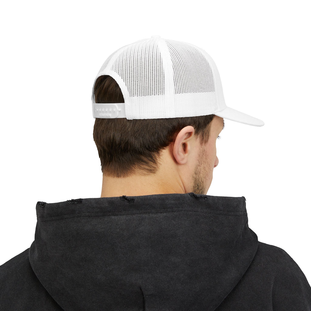 Konstant Growth Trucker Cap — Tropical Palm Patch Snapback