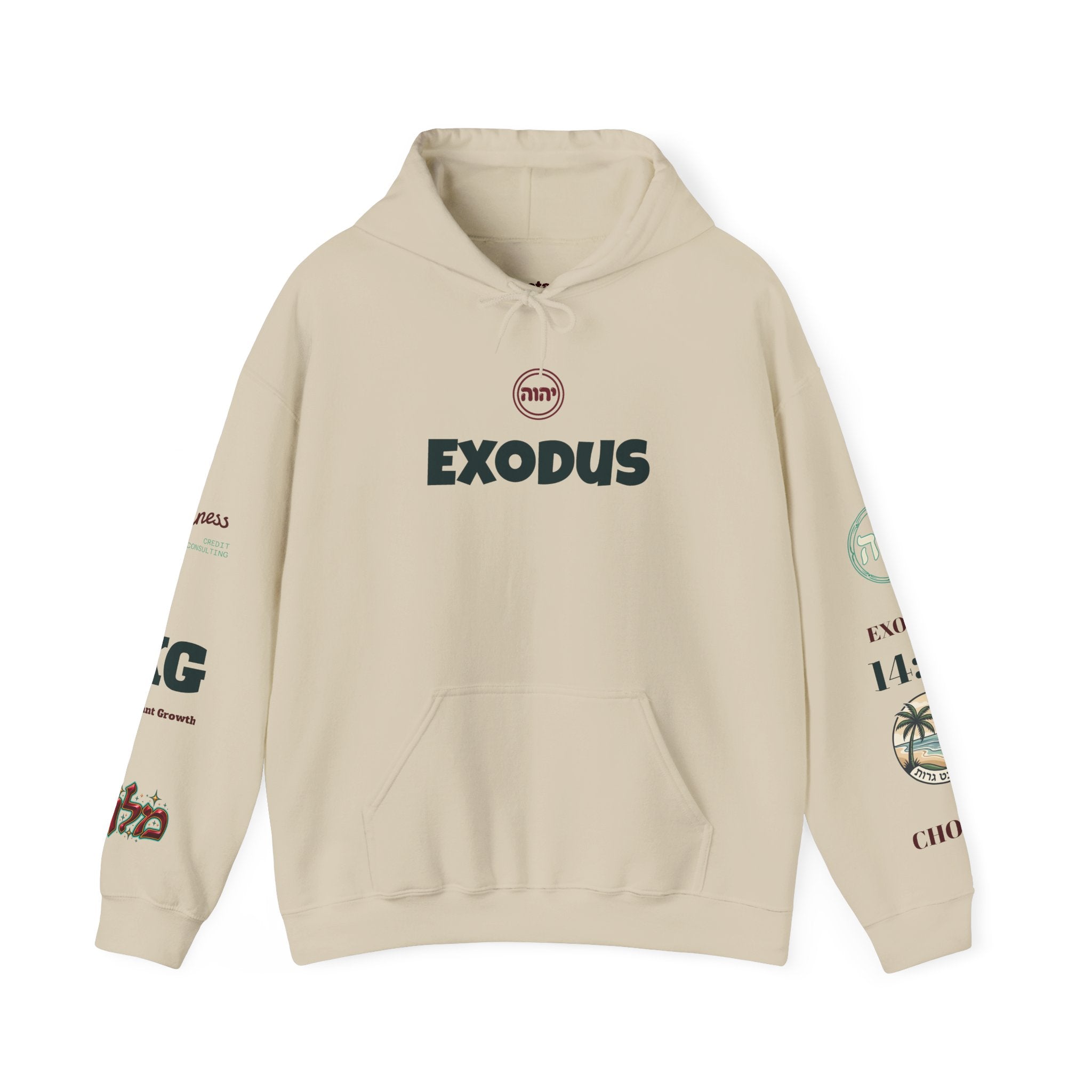 Exodus Graphic Hoodie | Angelic Battle Backprint Pullover