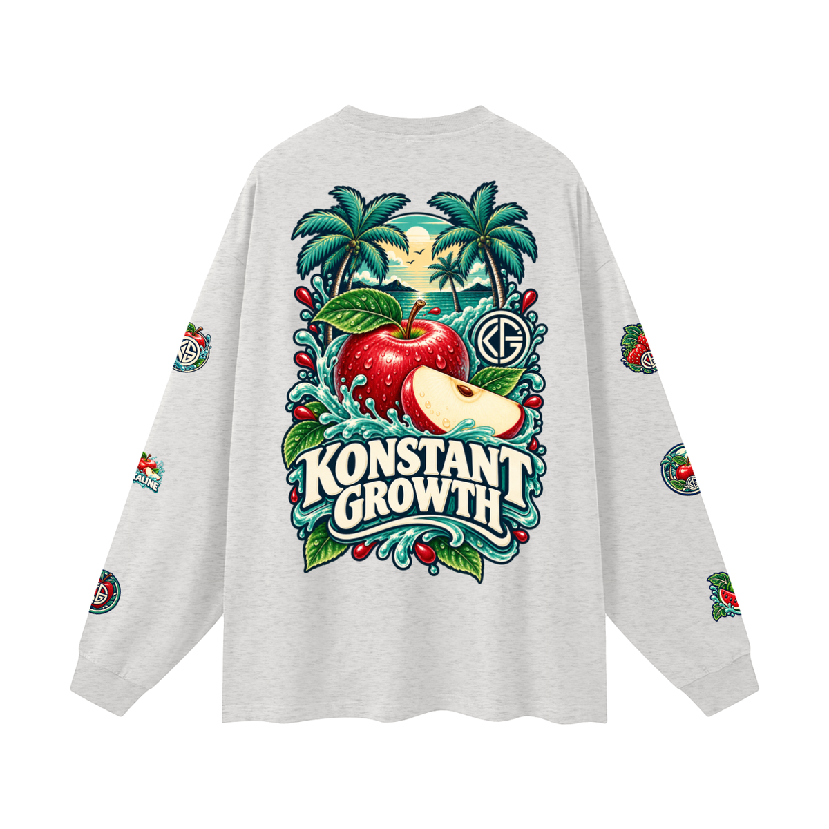 Oversized Unisex Long Sleeve T-Shirt ODMPOD