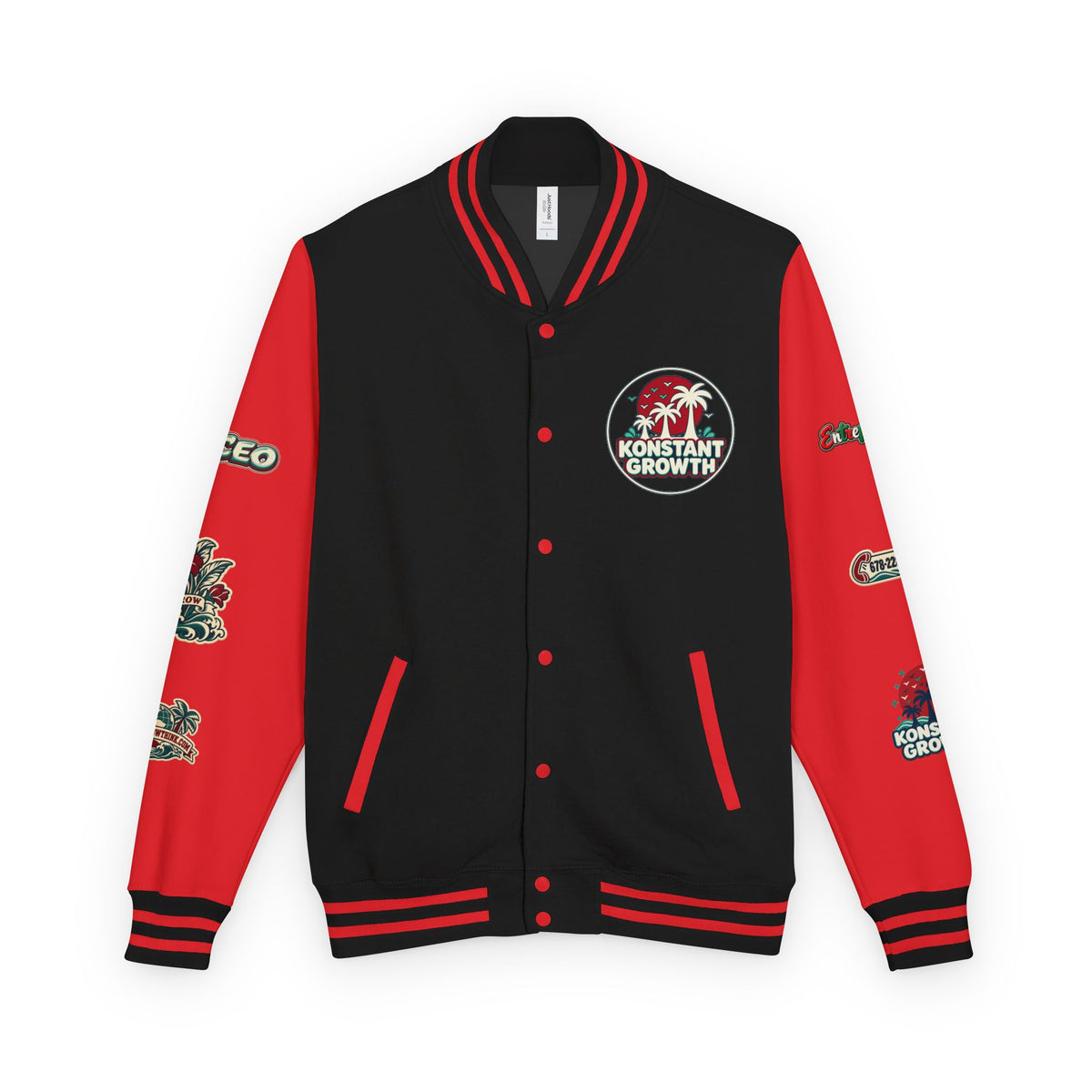 Konstant Growth Letterman Jacket Printify