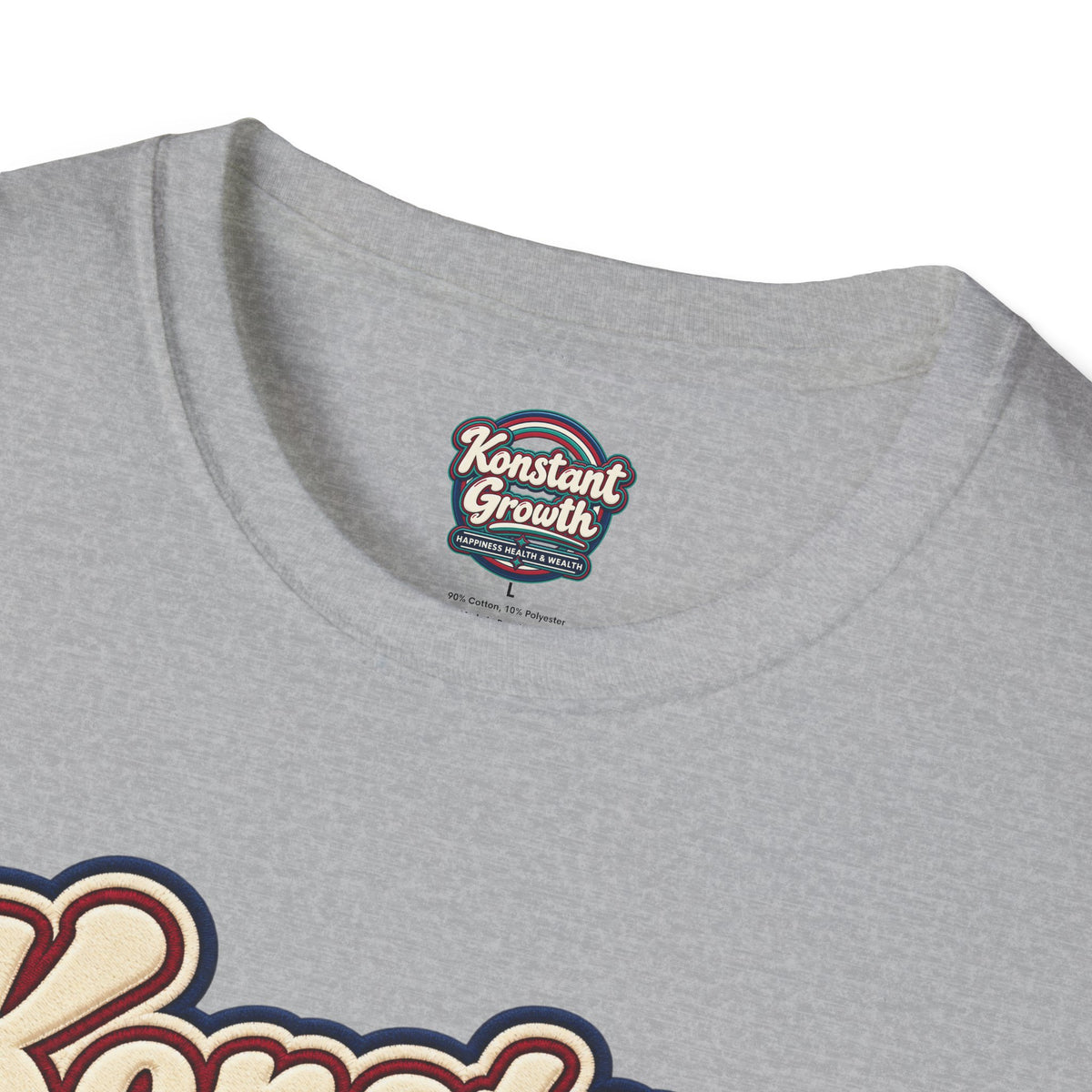 Konstant Growth T-Shirt — Retro Palm Sunset Design