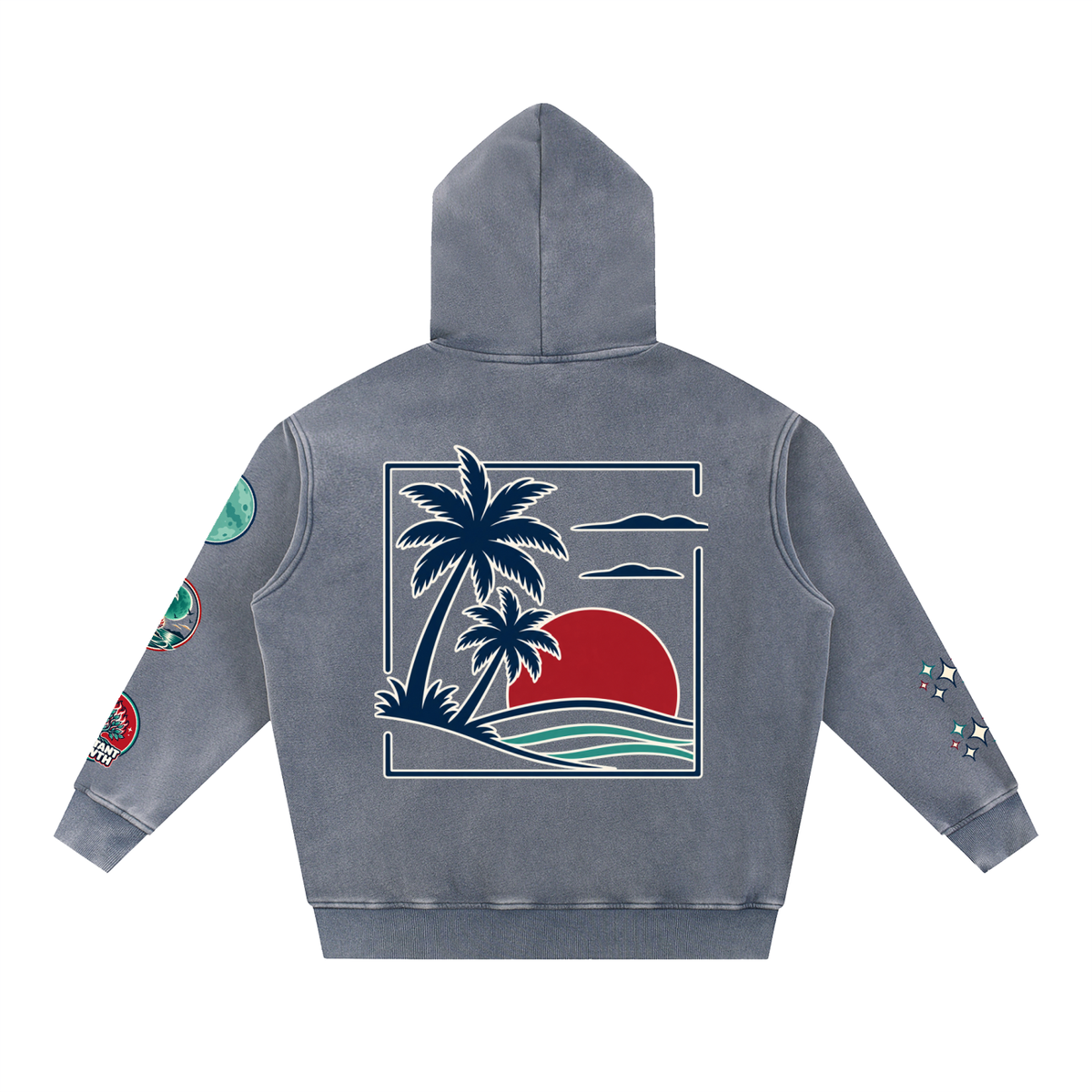 Konstant Growth Vintage — Snow Wash Fleece Oversize Hoodie