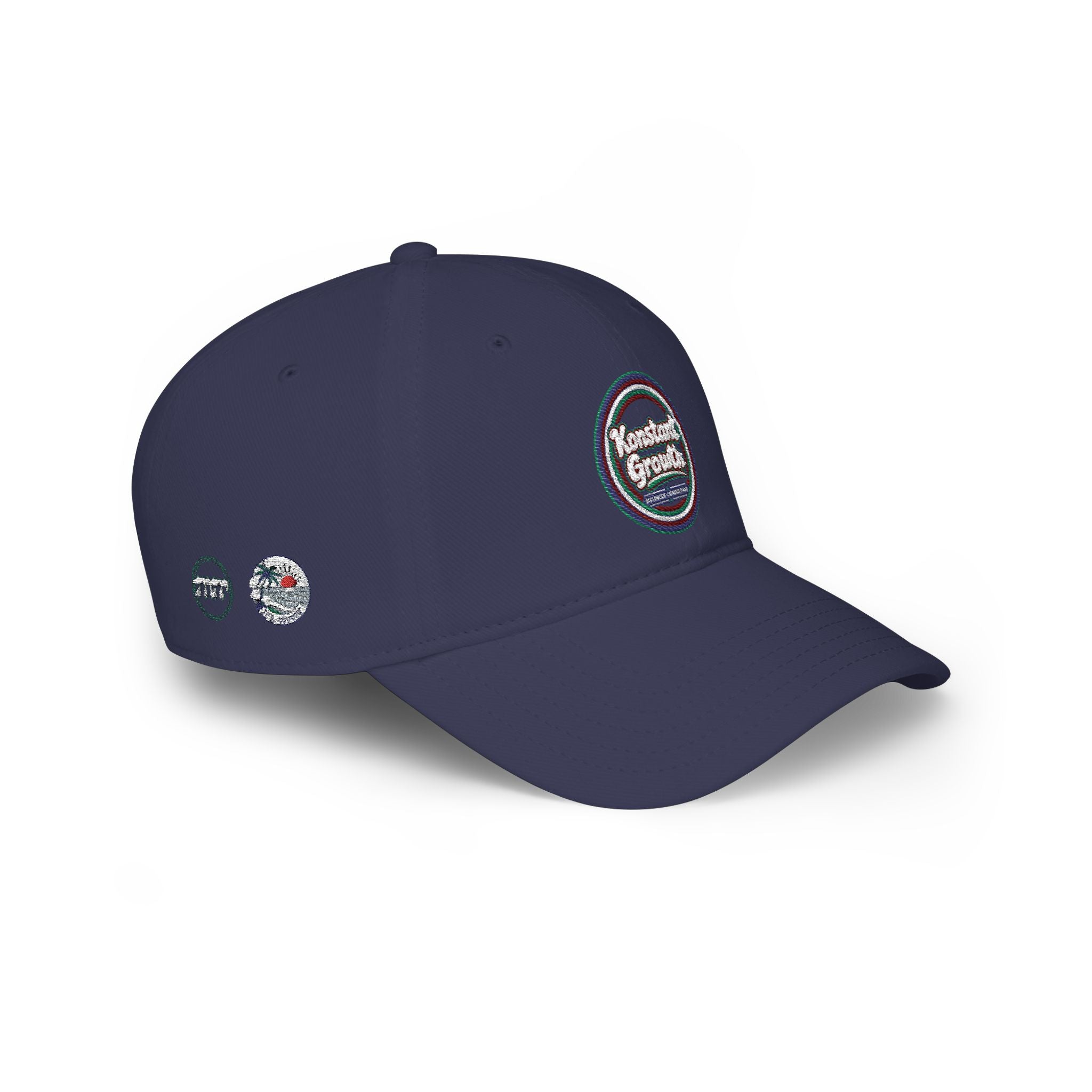Konstant Growth Circular Logo Baseball Cap | Embroidered Badge