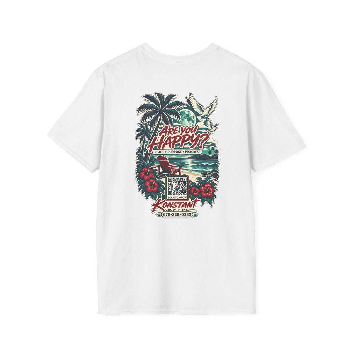 Copy of Copy of Copy of T-Shirt — 'Fund Your Freedom' Retro Graphic Tee (Konstant Growth Co.)