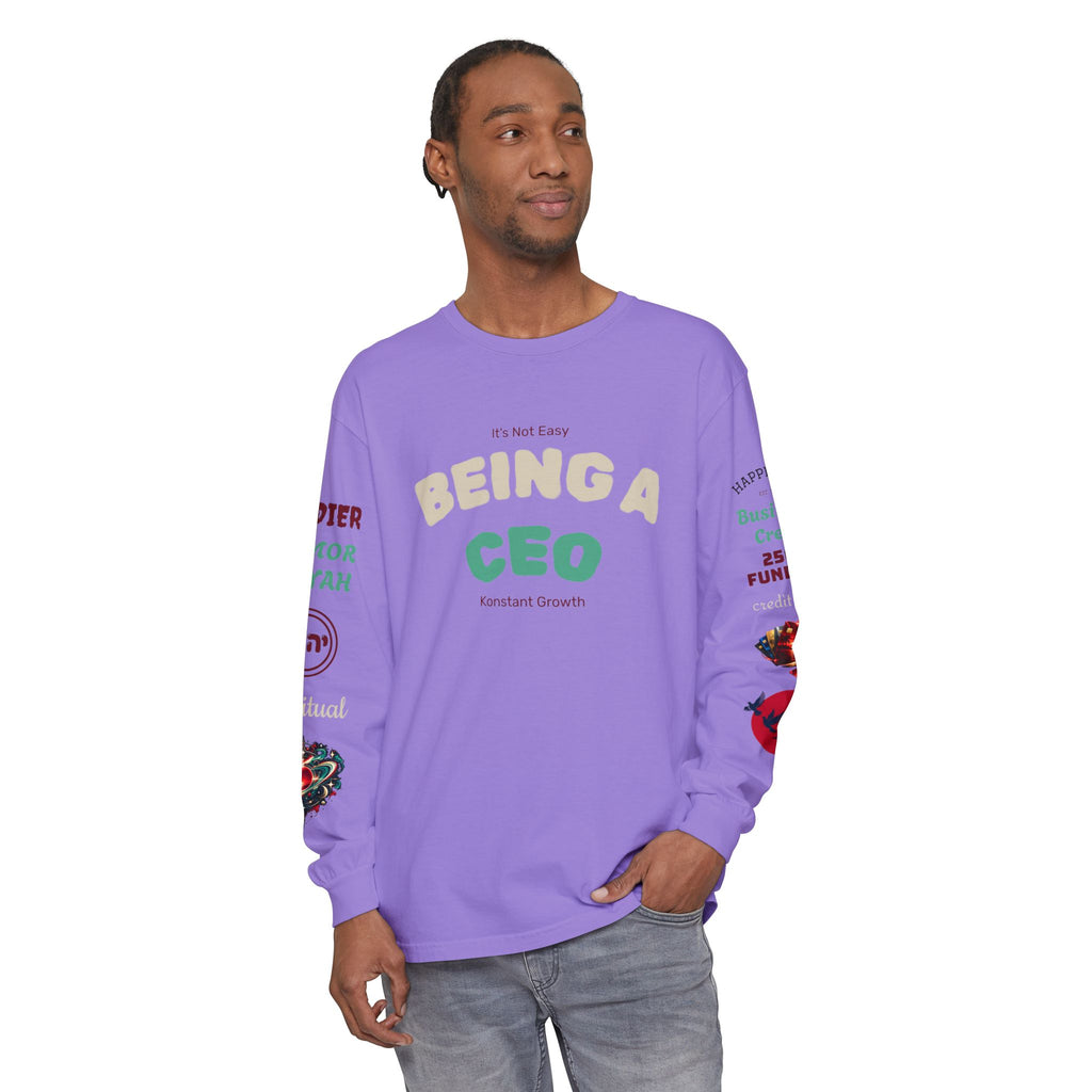 Konstant Growth Vintage Wash Long Sleeve | Premium Entrepreneur T-Shirt