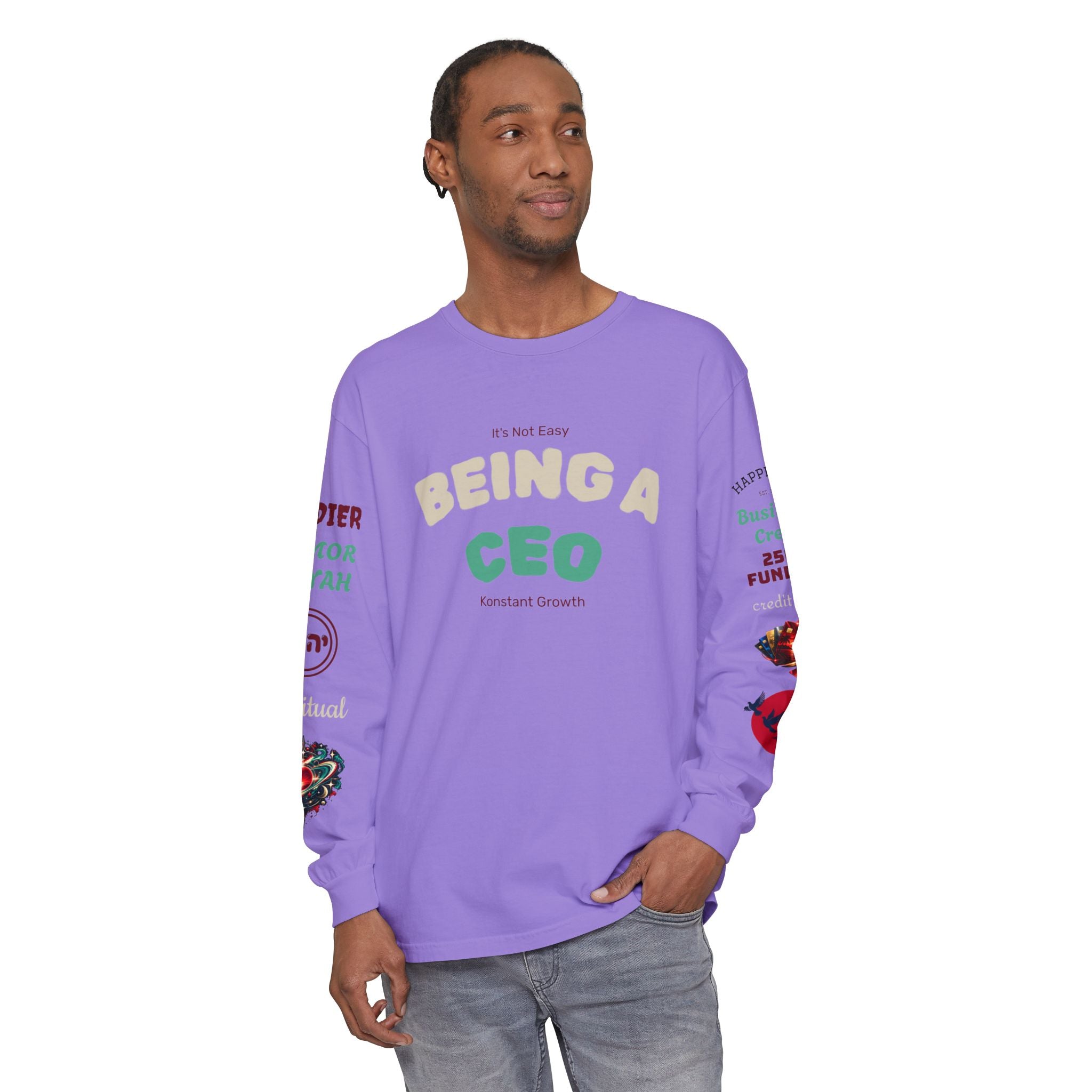 Konstant Growth Vintage Wash Long Sleeve | Premium Entrepreneur T-Shirt