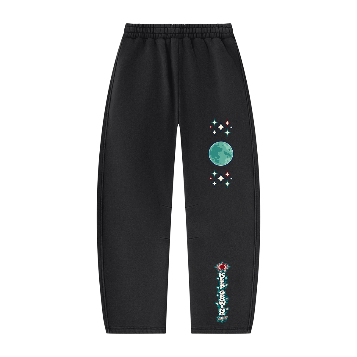 Konstant Growth Vintage — Unisex Vintage Wash Barrel Leg Fleece Sweatpants