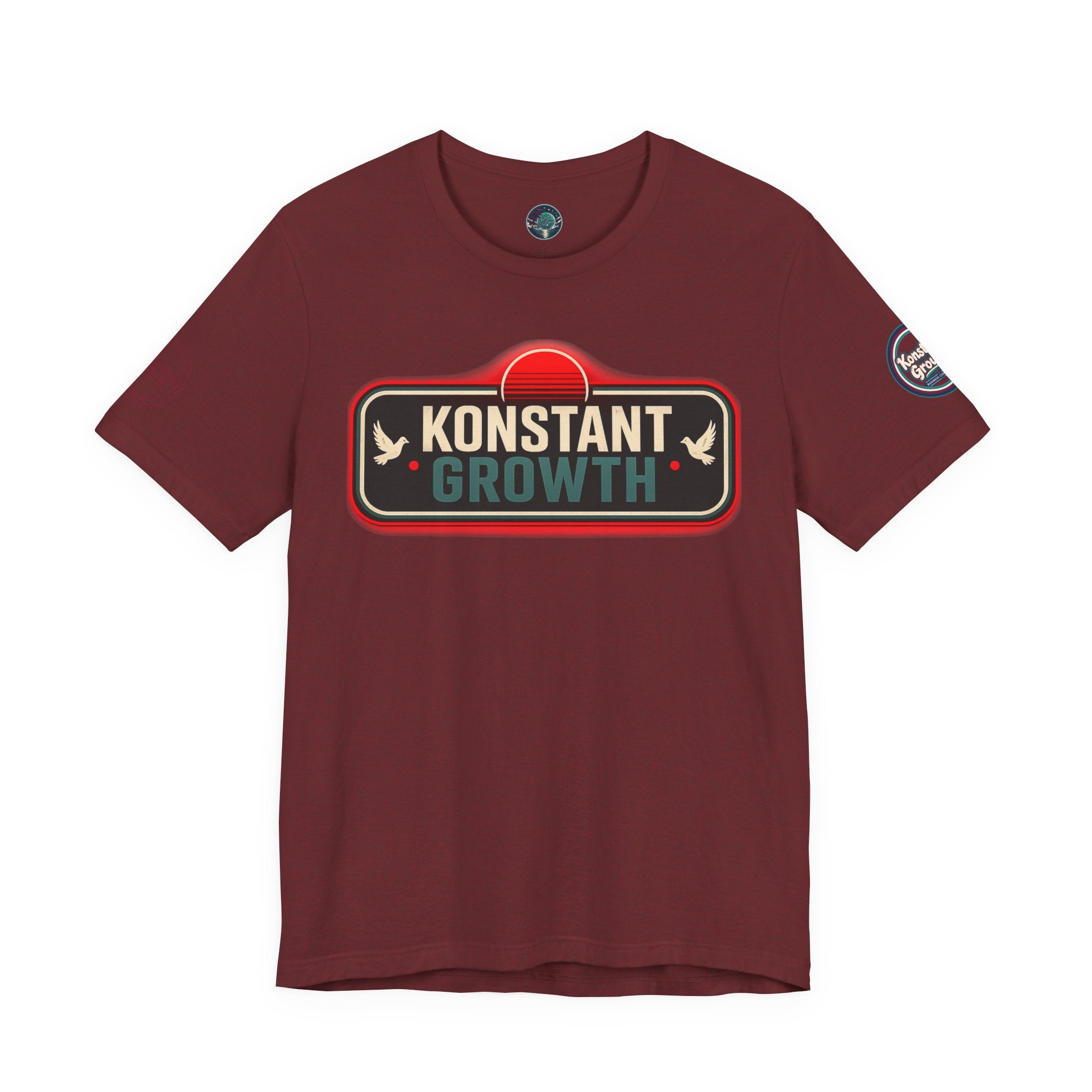 Konstant Growth Logo Tee | Joshua 1:9 Inspirational Fear Of Yahweh