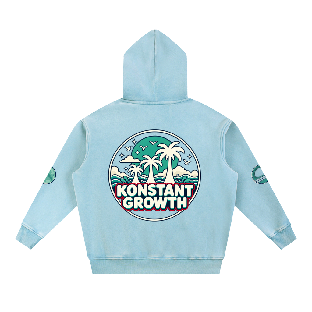 Snow Wash Fleece Oversize Hoodie ODMPOD