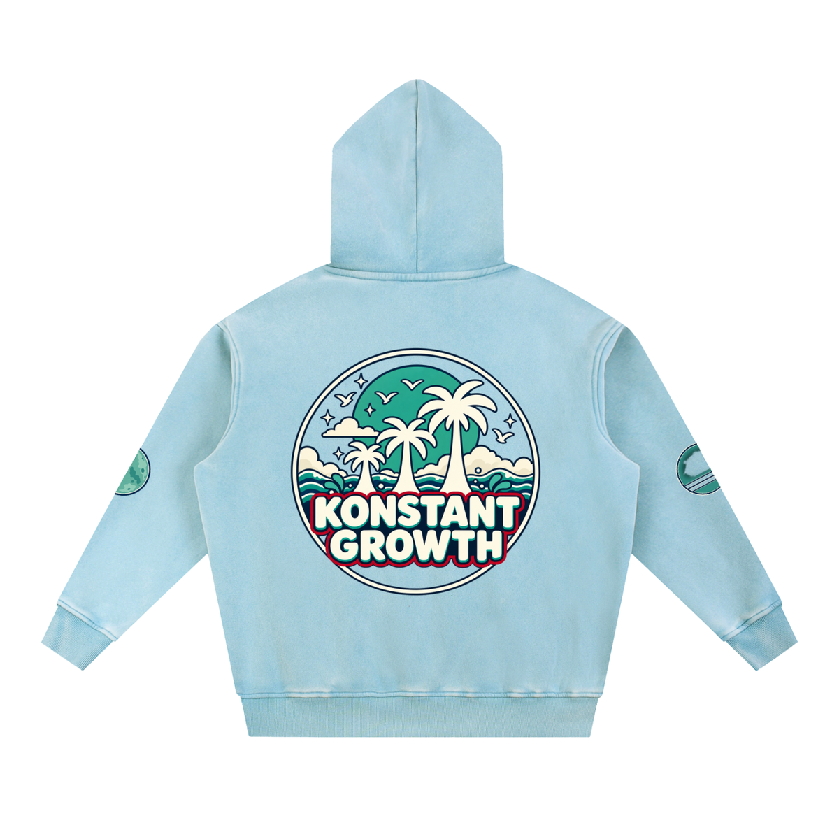 Snow Wash Fleece Oversize Hoodie ODMPOD