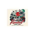 Konstant Growth Vintage Car & Palm Poster — Matte Wall Art (Happiness • Health • Wealth)