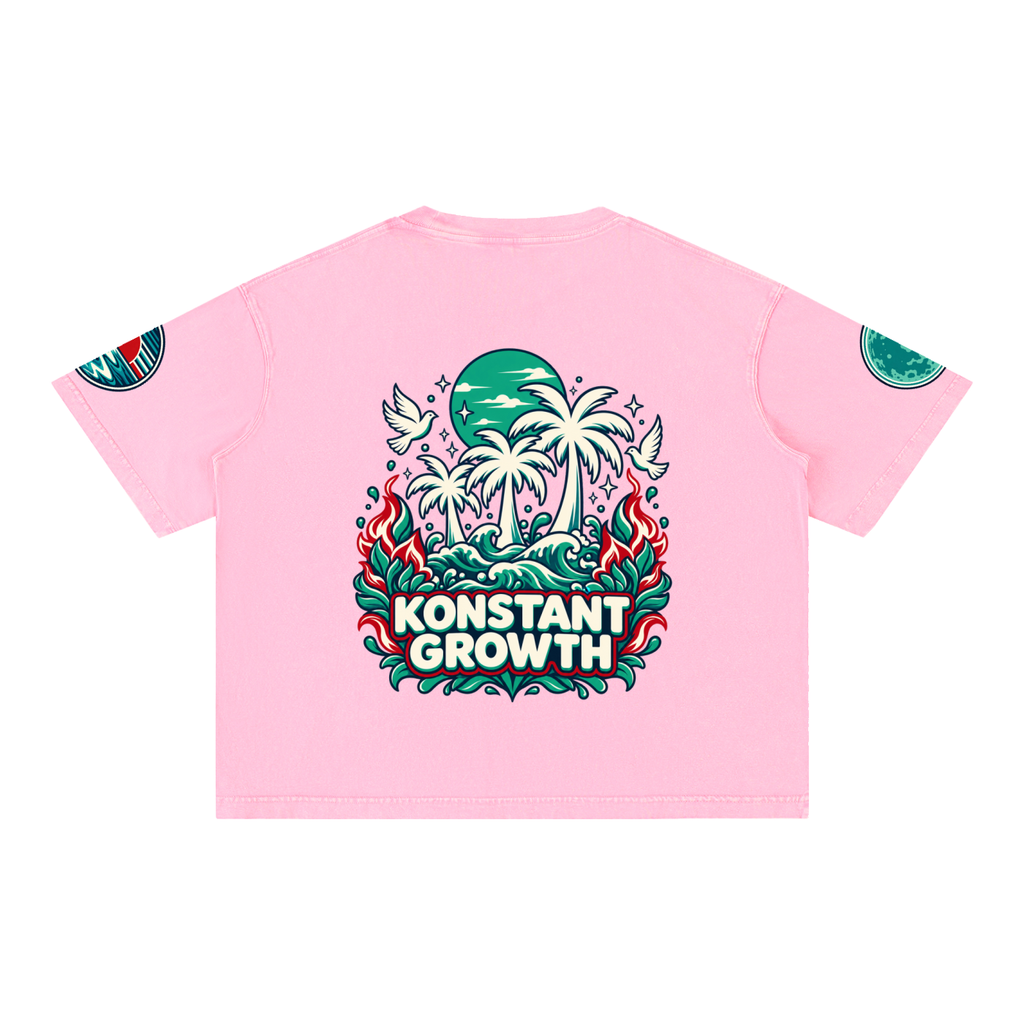 Mineral Wash Boxy Cotton T-Shirt ODMPOD