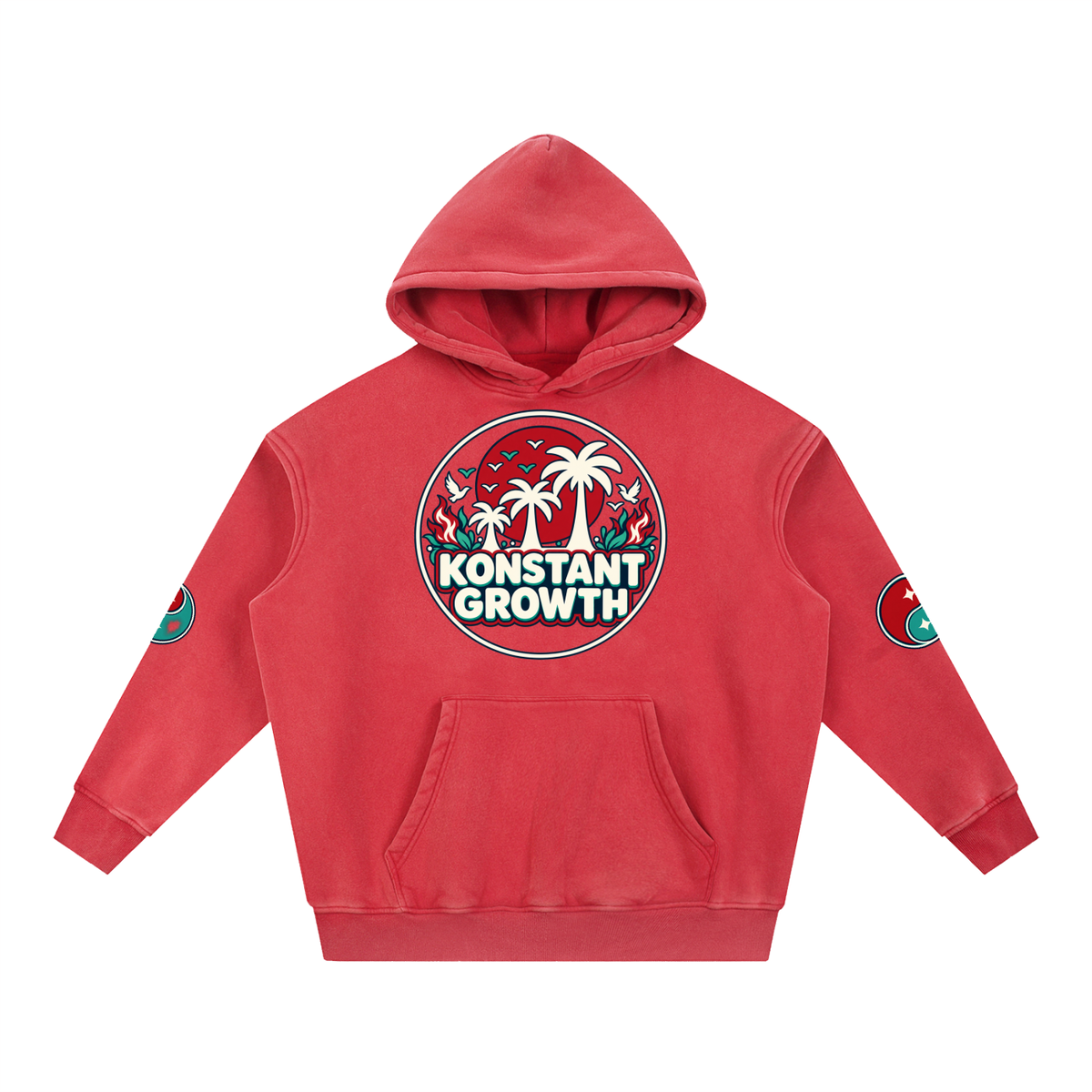 Snow Wash Fleece Oversize Hoodie ODMPOD