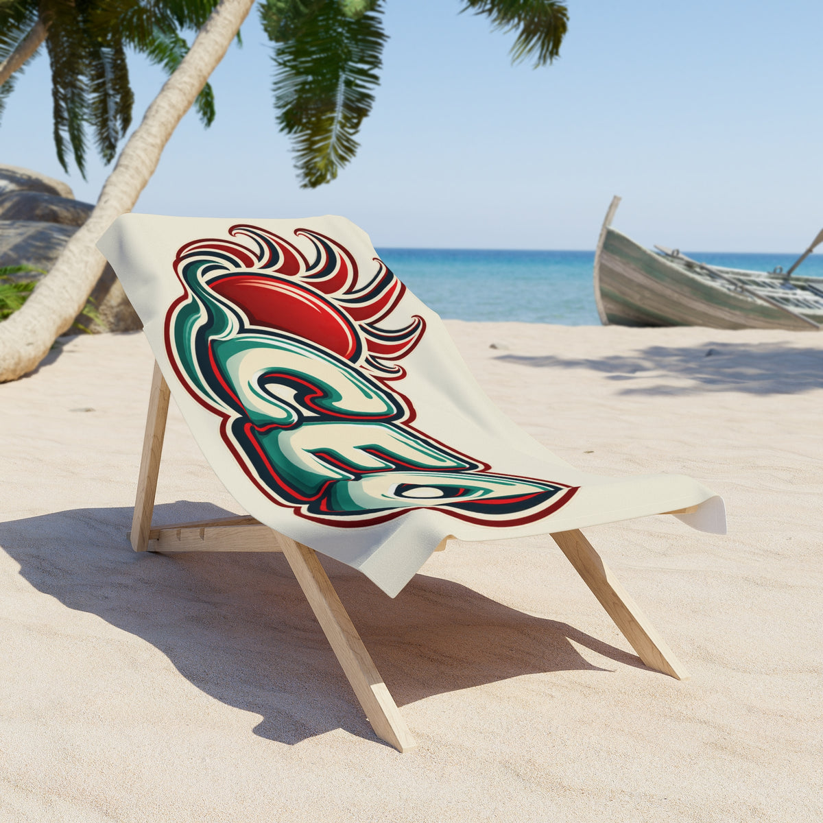 CEO Beach Towel — Retro Surf Logo Beach & Pool Towel