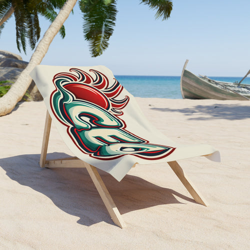 CEO Beach Towel — Retro Surf Logo Beach & Pool Towel Printify