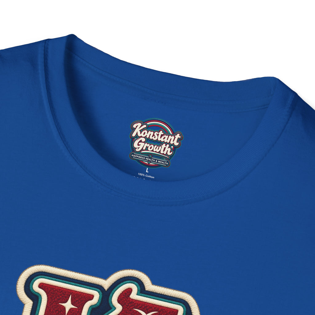 Eclipse Crest T-Shirt — Vintage Floral KG Logo