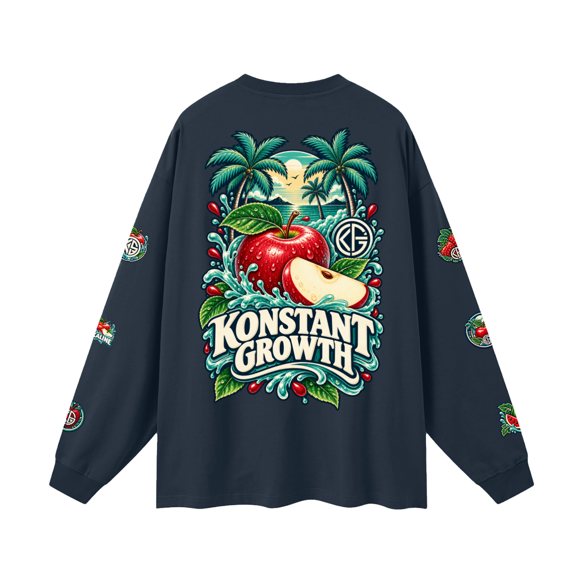 Oversized Unisex Long Sleeve T-Shirt ODMPOD