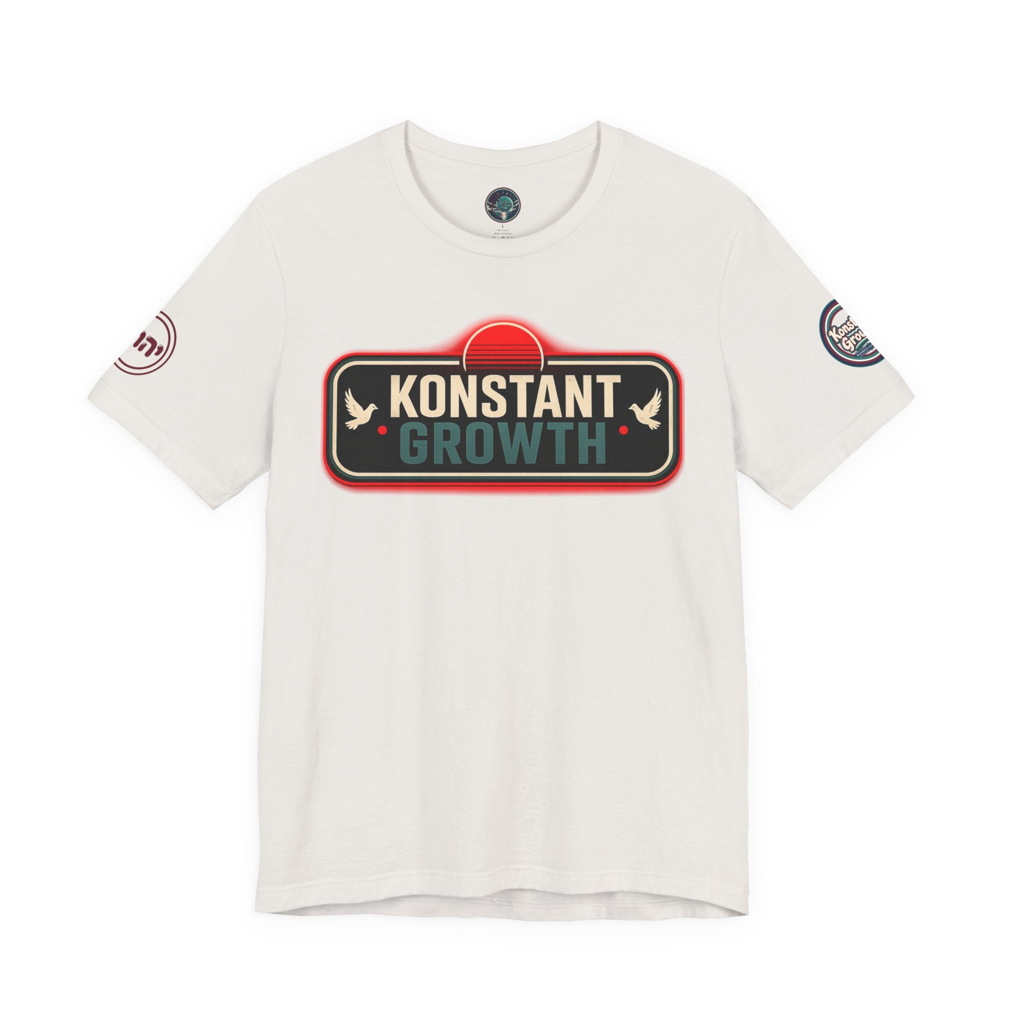 Konstant Growth Logo Tee | Joshua 1:9 Inspirational Fear Of Yahweh