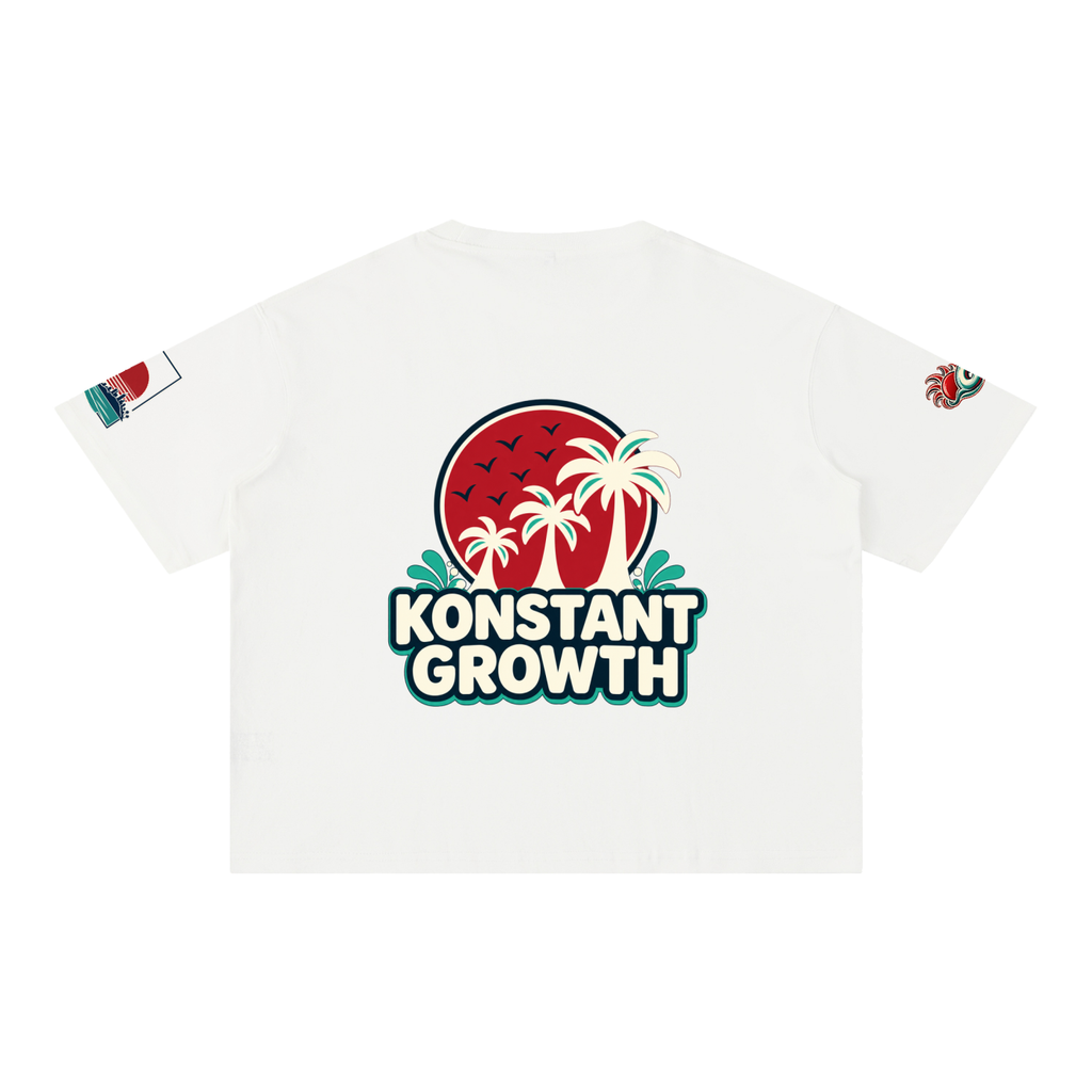 Mineral Wash Boxy Cotton T-Shirt ODMPOD