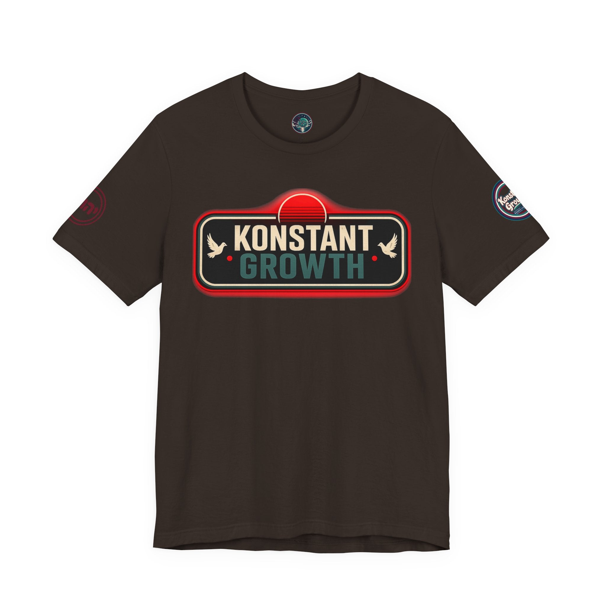 Konstant Growth Logo Tee | Joshua 1:9 Inspirational Fear Of Yahweh