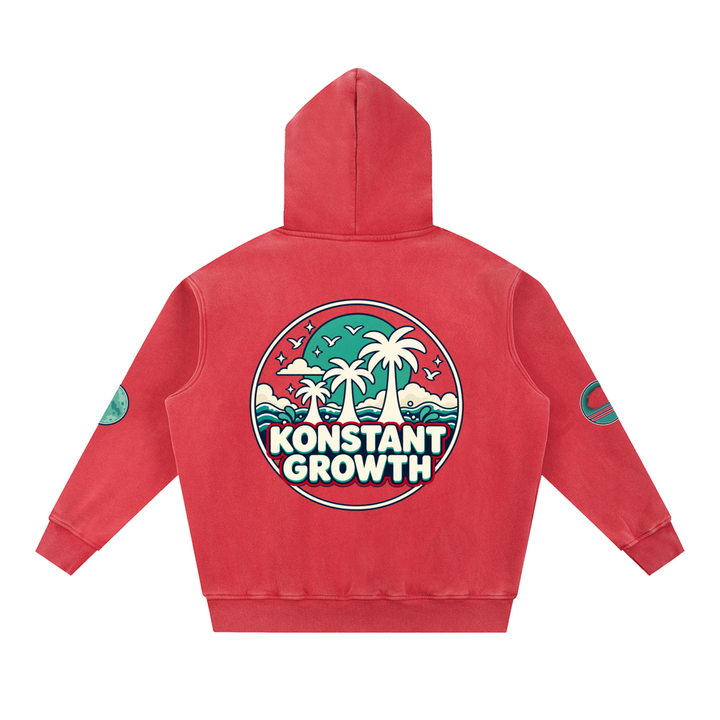 Snow Wash Fleece Oversize Hoodie ODMPOD