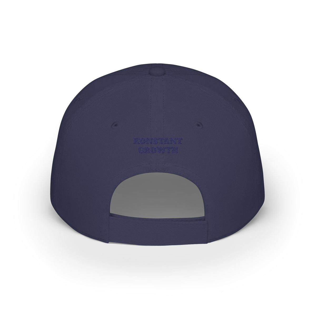 Copy of Konsanty Grounds circular logo Baseball Cap | Embroidered coffee badge, black hat