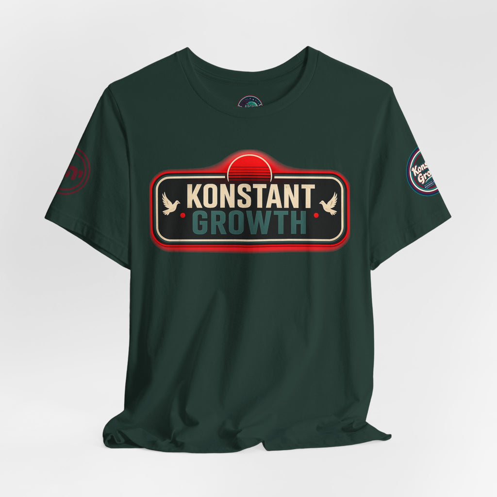Konstant Growth Logo Tee | Joshua 1:9 Inspirational Fear Of Yahweh