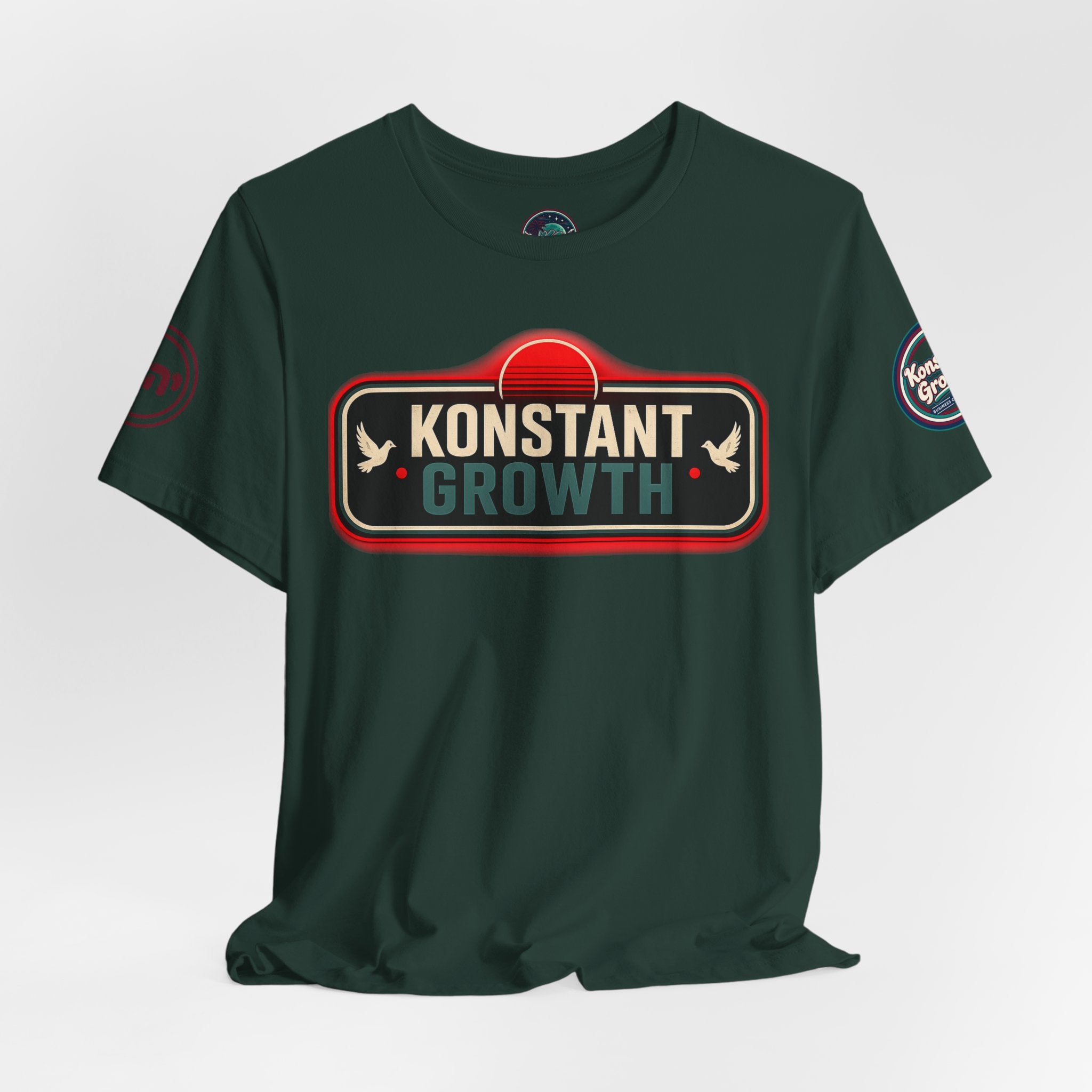 Konstant Growth Logo Tee | Joshua 1:9 Inspirational Fear Of Yahweh