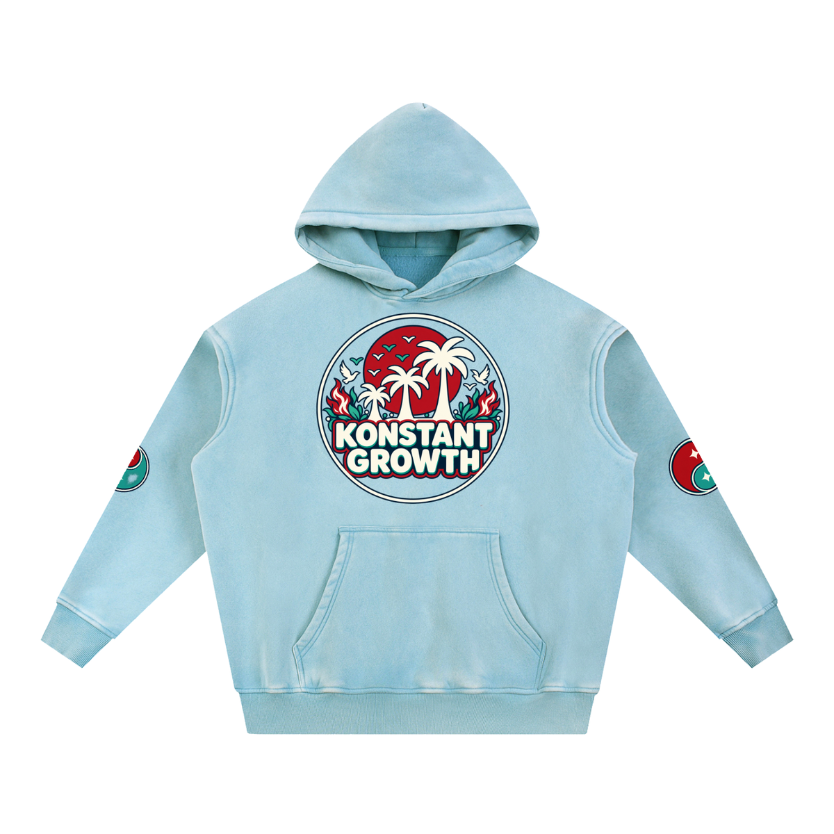 Snow Wash Fleece Oversize Hoodie ODMPOD