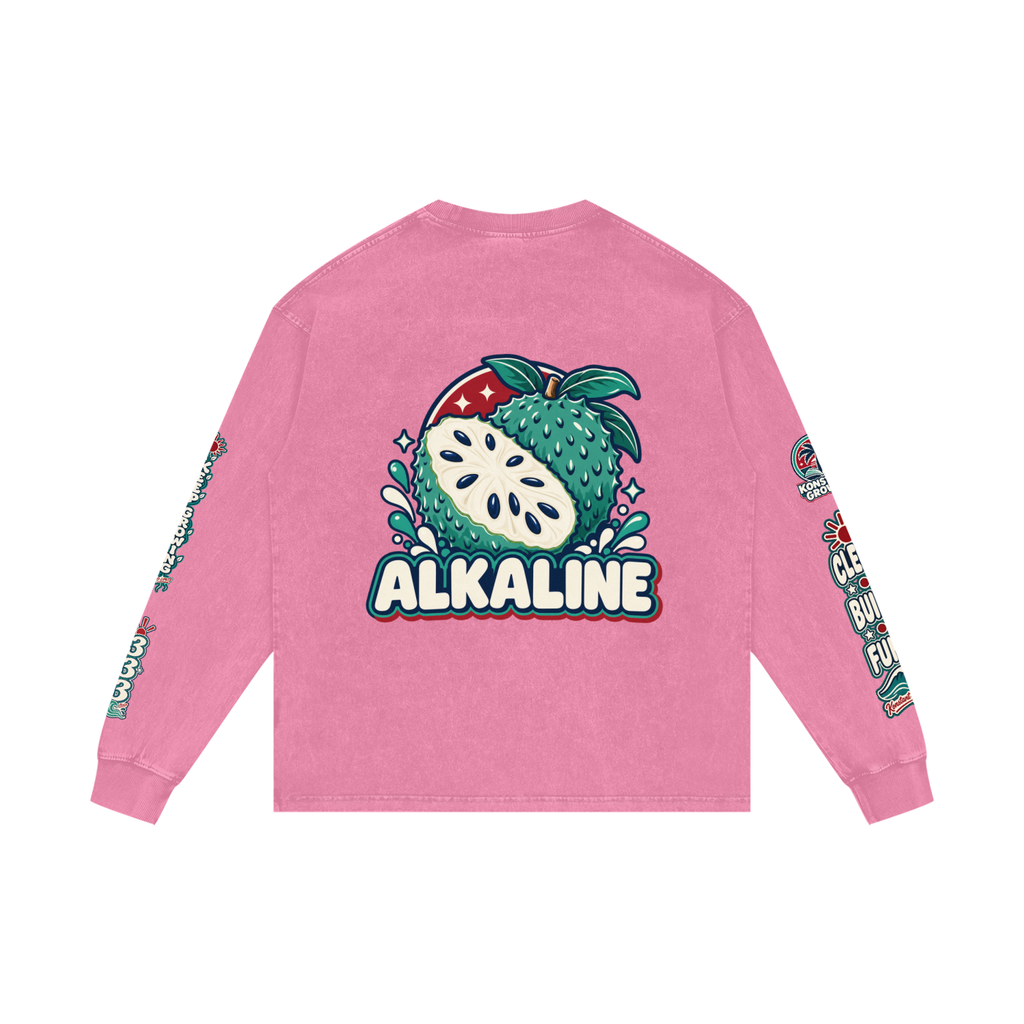Konstant Growth Vintage — Soursop Acid Wash Long Sleeve Tee