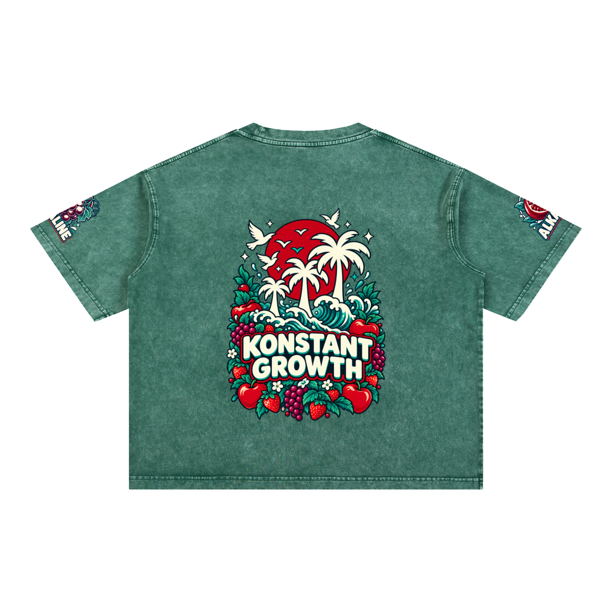 Mineral Wash Boxy Cotton T-Shirt ODMPOD